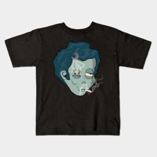 Smoking Zombie Kids T-Shirt